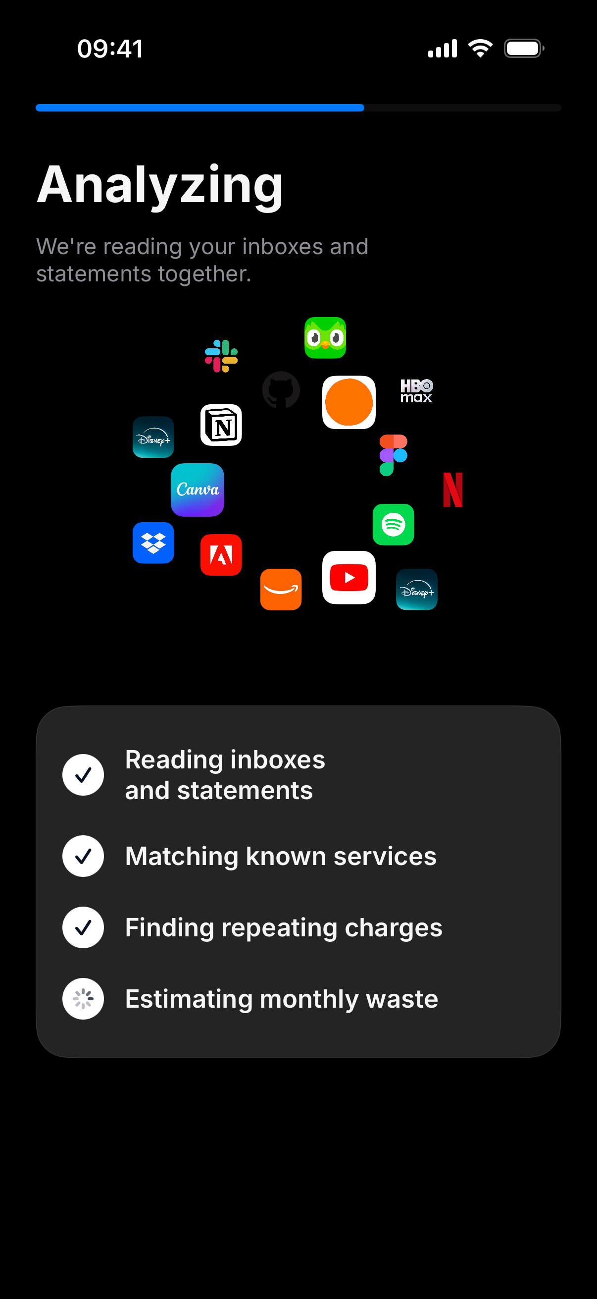 Unwanted Subscription analyzing inboxes.